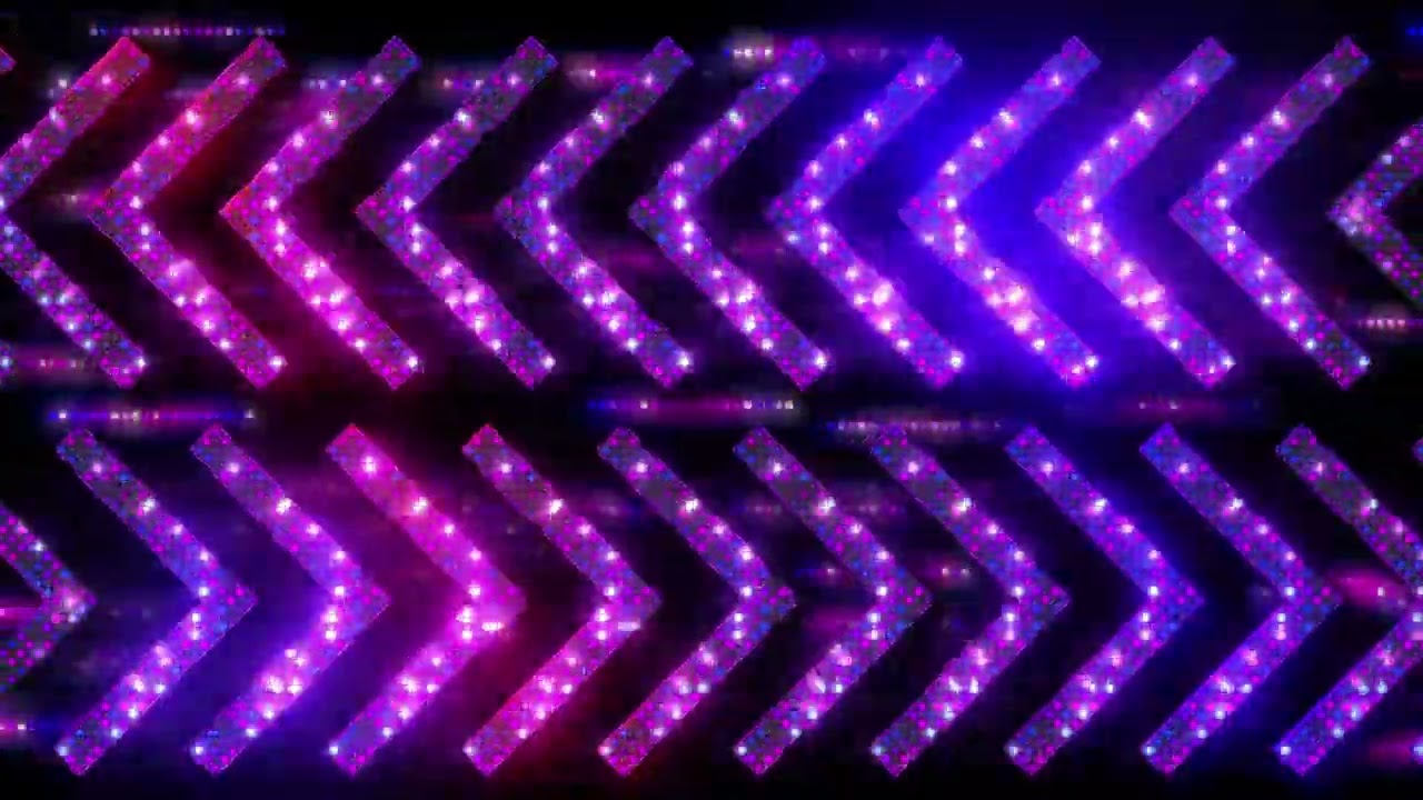 VJ Loop pink purple chevron arrows across the screen - 1 Hour Looped HD, Screensaver for Meditation