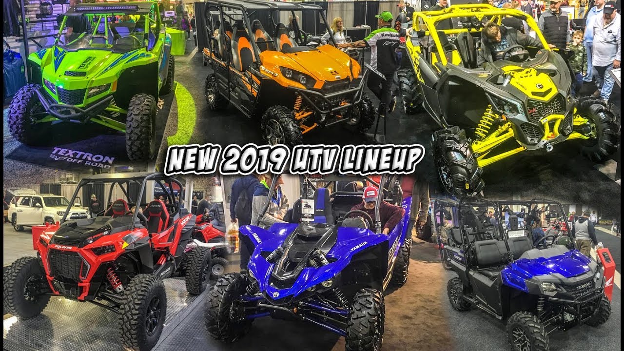 New 2019 SXS/UTV Lineup Reviews + Walkarounds Polaris, Yamaha, Can