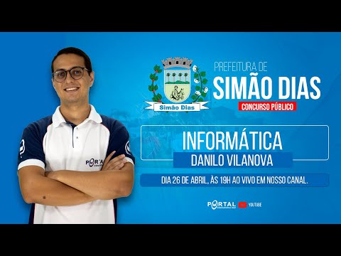 CONCURSO PREF. SIMÃO DIAS/SE: AULA DE INFORMÁTICA @CursosdoPortal