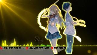Nightcore - Summertime Record