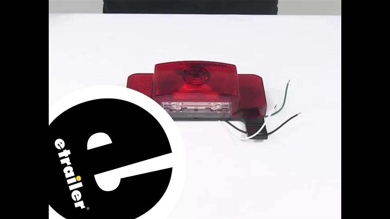 etrailer | Breaking Down the ONE LED RV Combination Tail Light w/ License Plate Bracket
