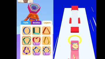 Layer Man 3D VS Jelly Run 2048 video game