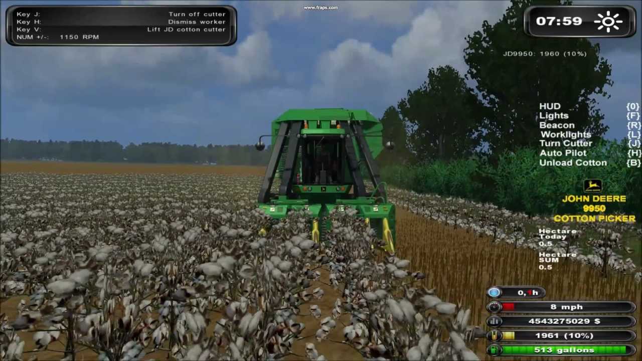Farming Simulator Cotton Picking YouTube