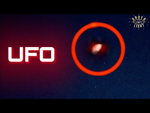 2 UFOS Captured In 1 Video : Red & Yellow UFO Not The ISS Data To Back Up / UFO Sighting New Jersey