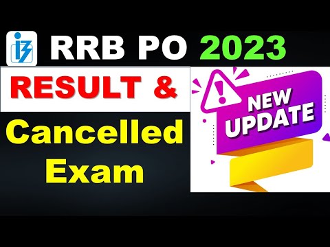 RRB PO Result Update &amp; Cancelled Shift Exam - IMP Update