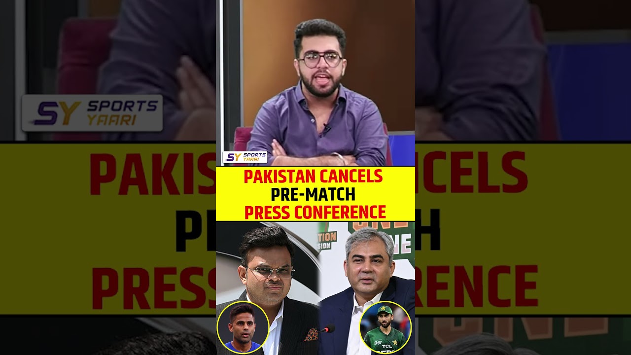 PAKISTAN CANCELS PRE-MATCH PRESS CONFERENCE 