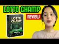 LOTTO CHAMP REVIEW 2026 - MY EXPERIENCE WITH THIS LOTTERY BASED METHOD AND HOW IT ACTUALLY WORKS