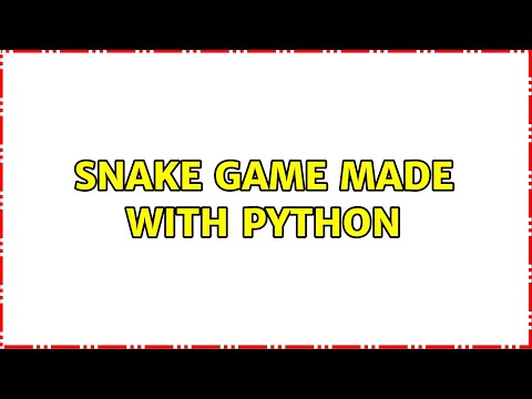 Snake game made with Python