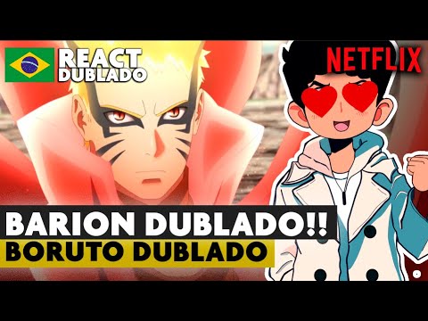 NARUTO NO MODO BARION DUBLADO É ABSOLUTE CINEMA ✋😯🤚