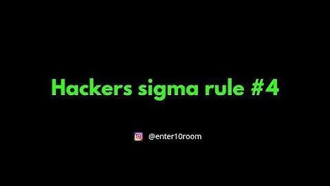 blackhat hacker attitude | Hackers sigma rule #4 | hackers status attitude | #respect #hacker #viral