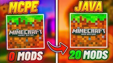 I Turned Minecraft PE Into JAVA Edition With 5 MODS 🤯