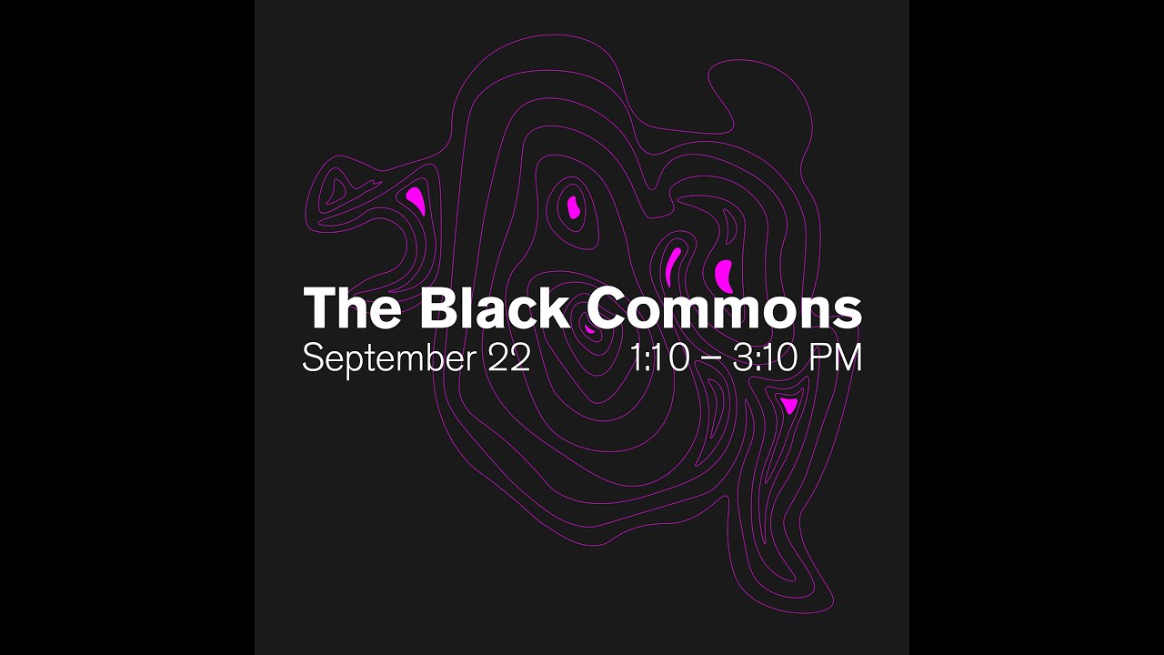 Rutgers Center for Cultural Analysis presents The Black Commons