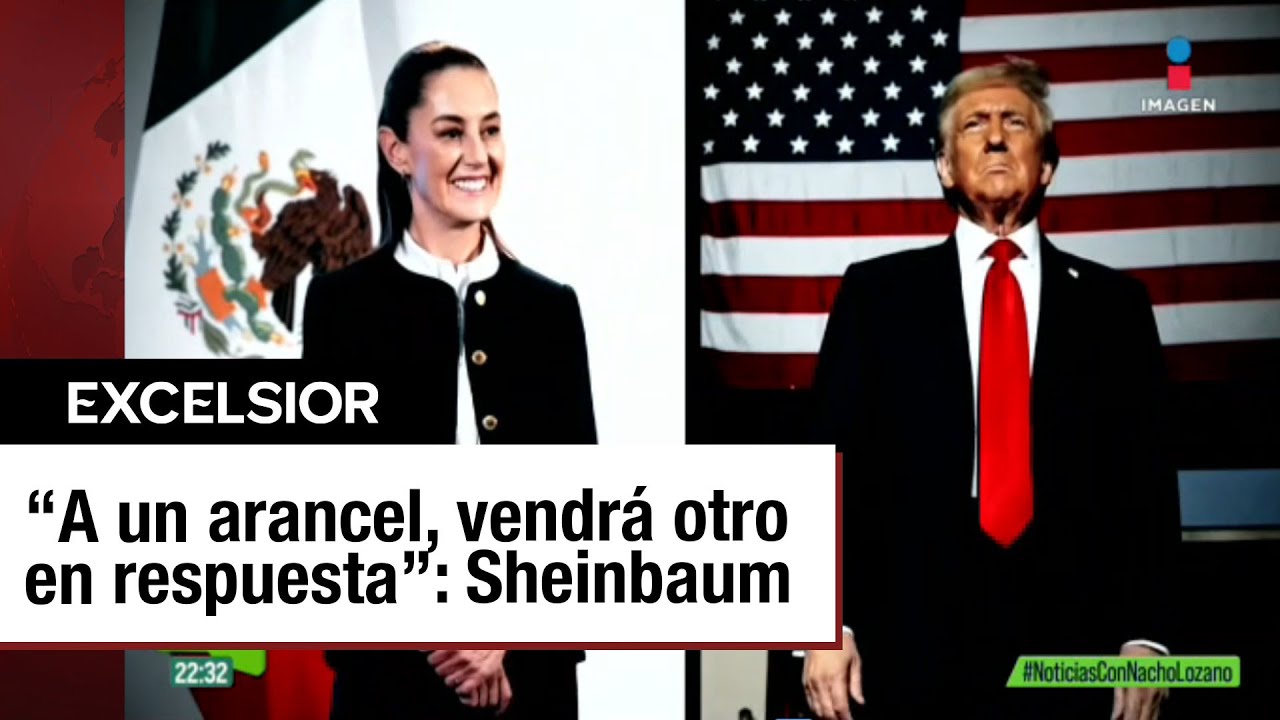 Claudia Sheinbaum responde a la amenaza de aranceles de Donald Trump ...