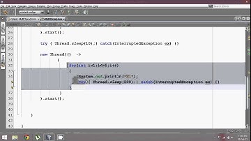 MultiThreading in Java with Lambda Expression part 4