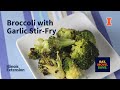 Broccoli with garlic stir fry