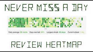 NEVER Skip a Day: Anki Heatmap Setup for INSANE Daily Consistency