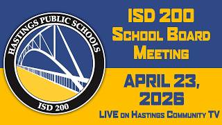 ISD 200 Regular School Board Meeting: September 23, 2026