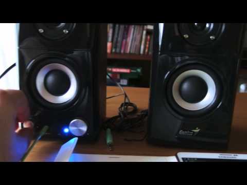 Genius SP-HF500A unboxing & sound test