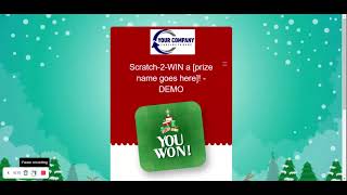 Christmas Scratch-2-Win Game Demo Short