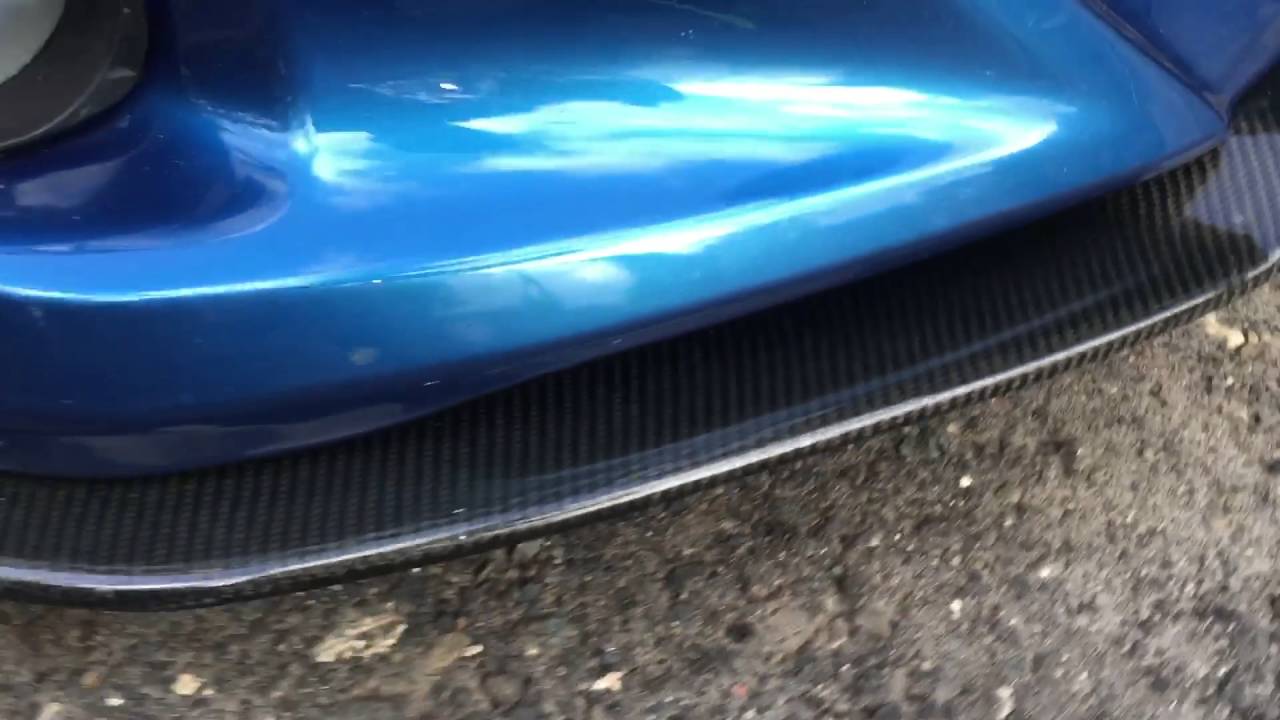 Scion tc 20142016 SPR carbon fiber splitters YouTube