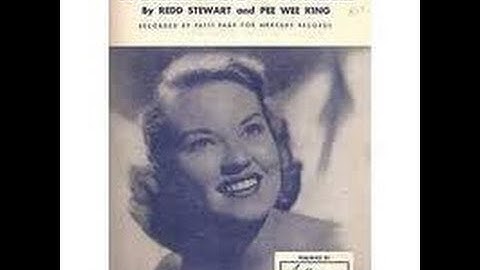 Patti Page - Tennessee Waltz (Original Classic with Lyrics)