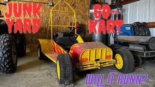 Junkyard Go-kart WILL IT RUN