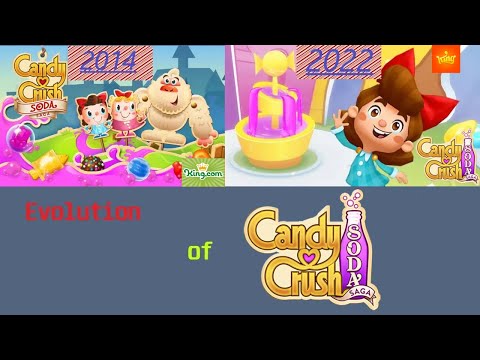 ? Evolution of Candy Crush Soda Saga 2014-2022