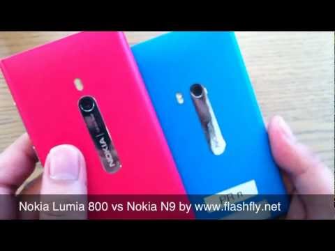 Nokia Lumia 800 VS Nokia N9 (Compare Side by Side)