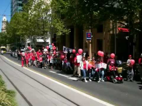 Care For Kids! Rally in Adelaide South Australia f...