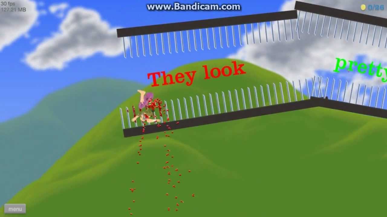 Манкибоб играет в Happy Wheels (часть 2)