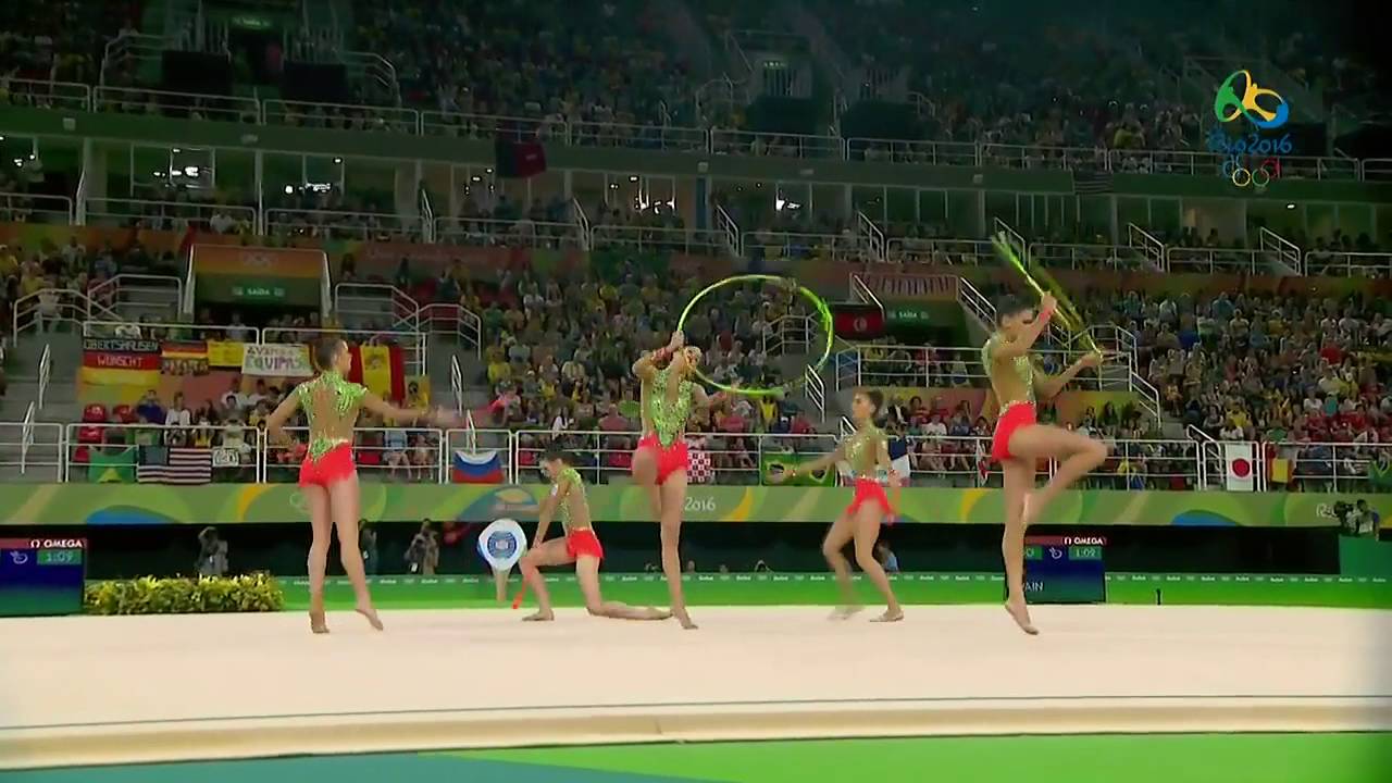 España, en la final de gimnasia rítmica rió 2016