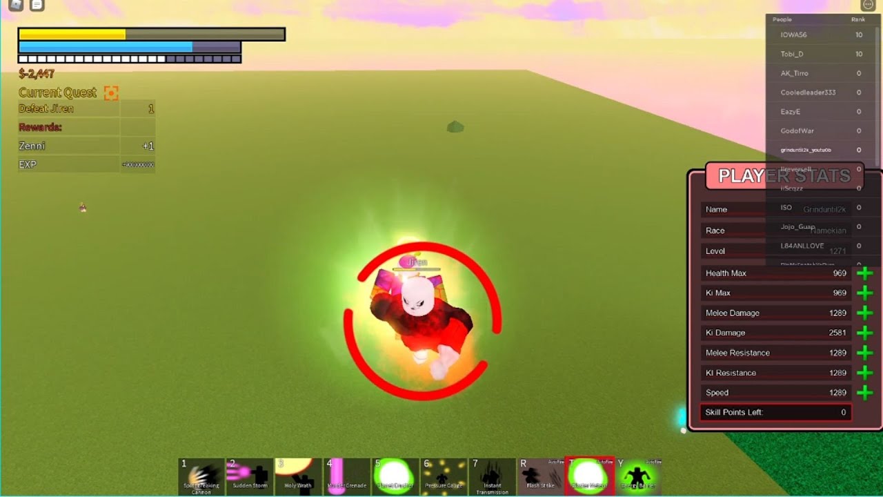 [grinduntil2k] Dragon ball final stand | from lvl 1271 to 1278 (Day45)