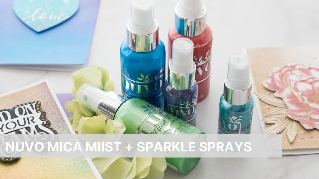 Nuvo's Mica Mist and Sparkle Spray 