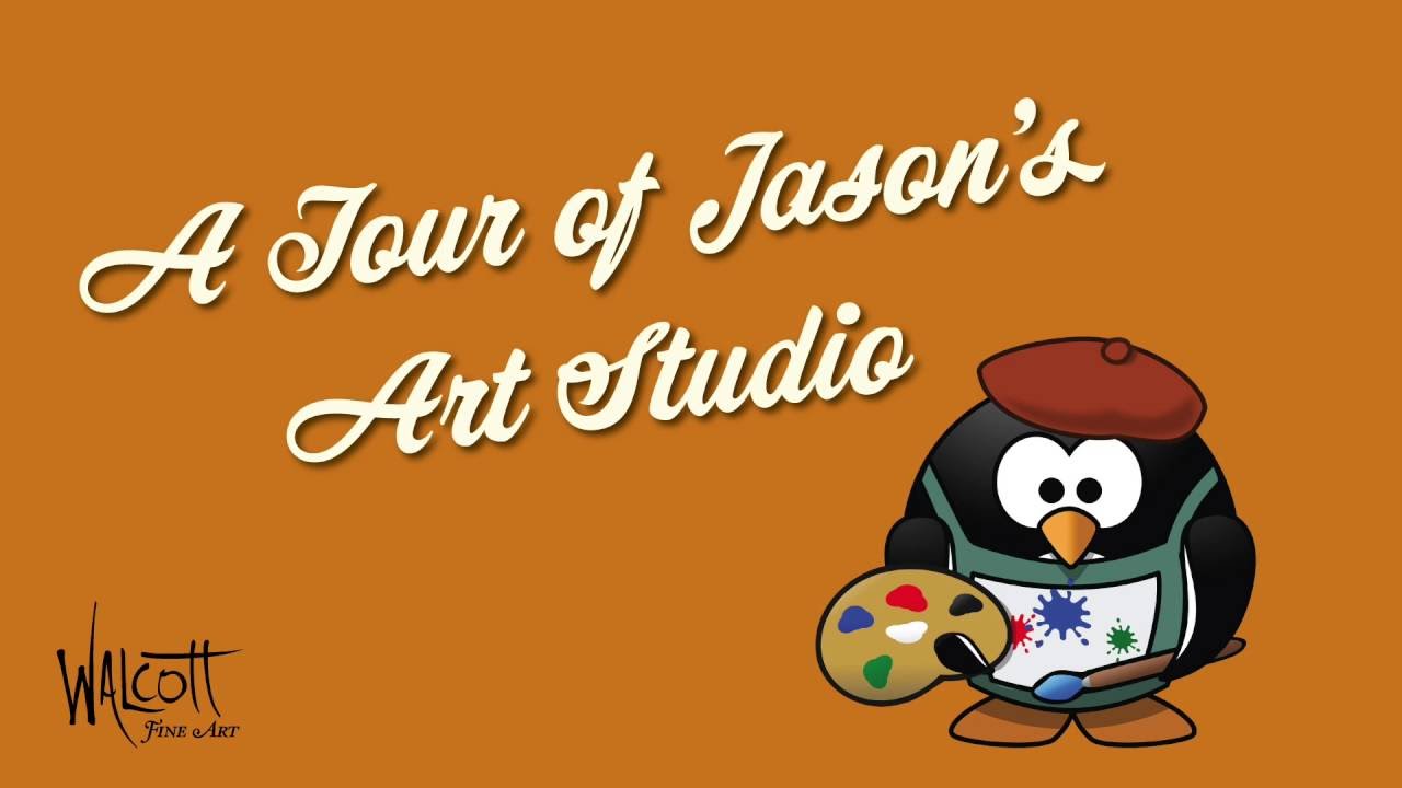 A Tour of my Art Studio - YouTube
