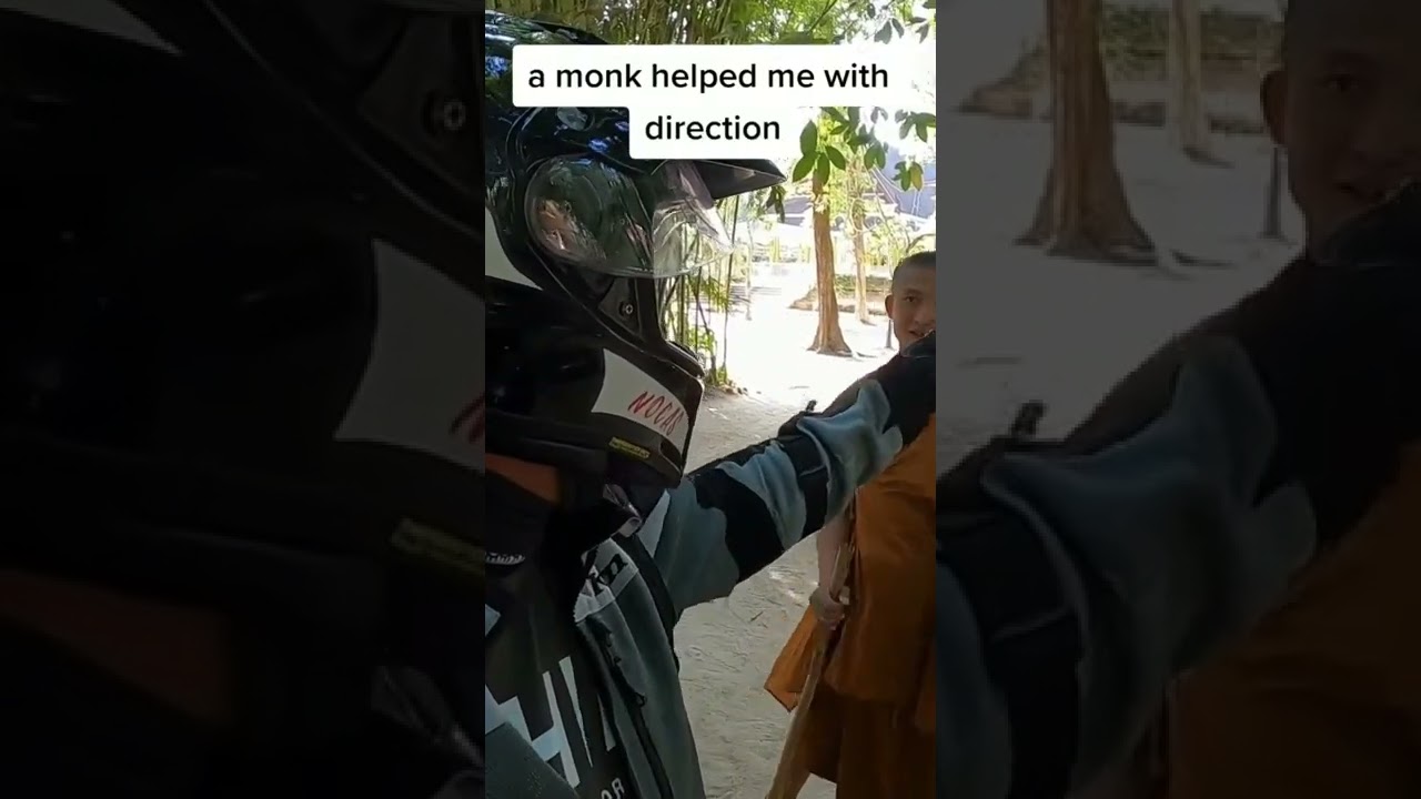 A Monk Helped Me | Motorcycle Travel Vlog