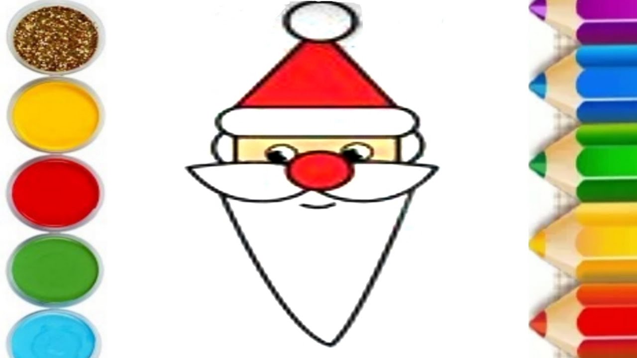 Qorbobo Rasm Bolalar uchun qorbobo rasm chizish | How to draw Santa Claus | Как ...