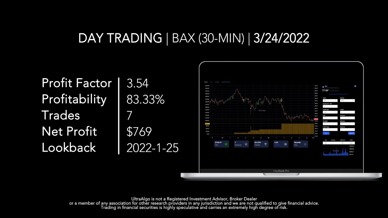 Day Trading $BAX / NYSE (Baxter International Inc.)
