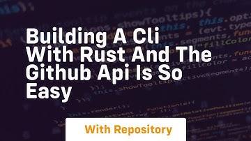 Building a cli with rust and the github api is so easy