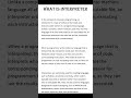 what is interpreter.#write #interpreter #what