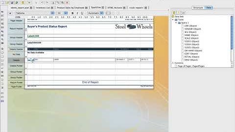 Pentaho Report Designer v3.5 - 4: Overview of New Features