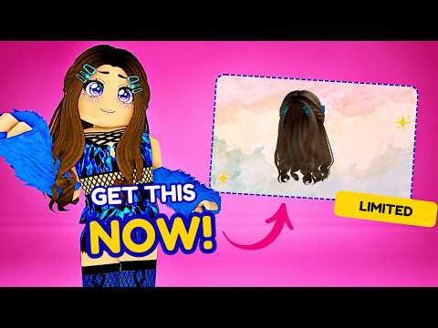FREE Blue Crystal Glow Curly Hair! 💙✨ Roblox UGC Guide