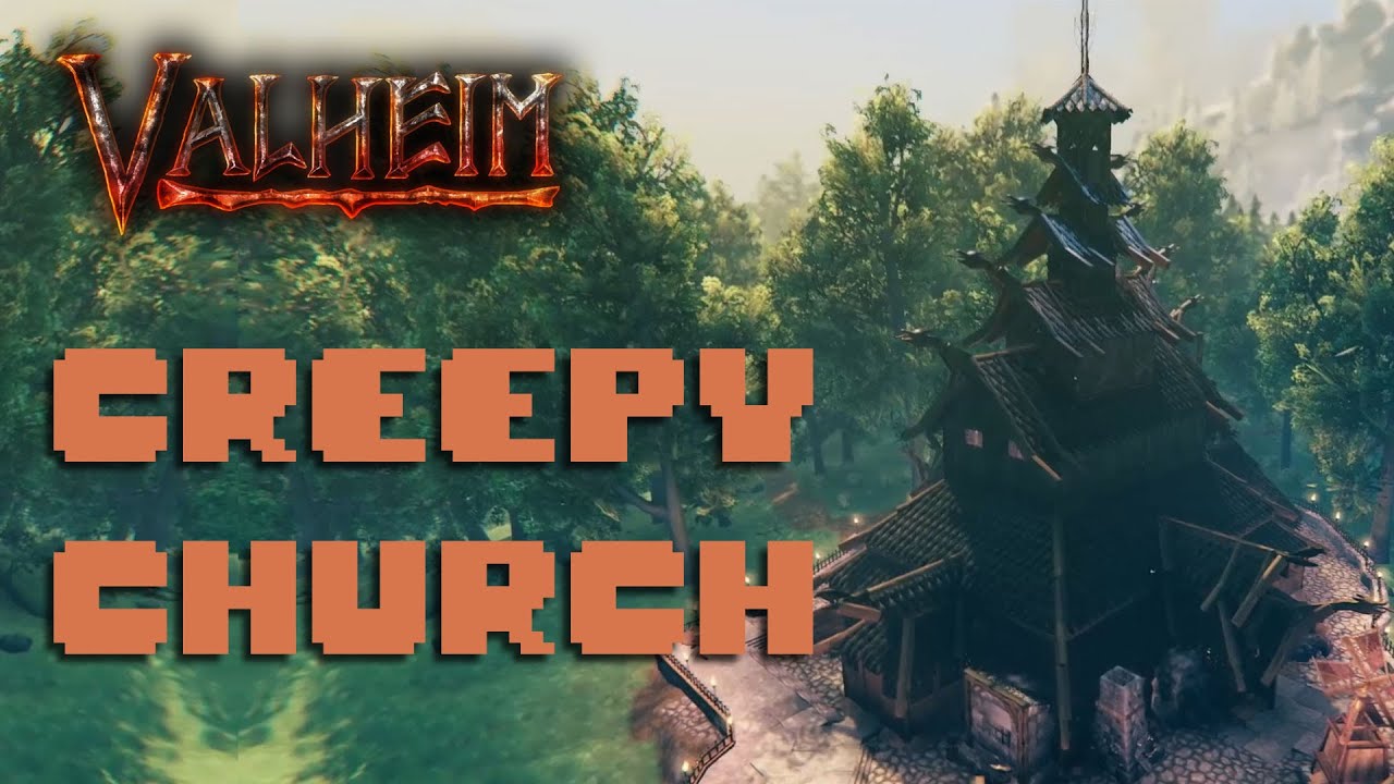  Valheim Build: Creepy Church