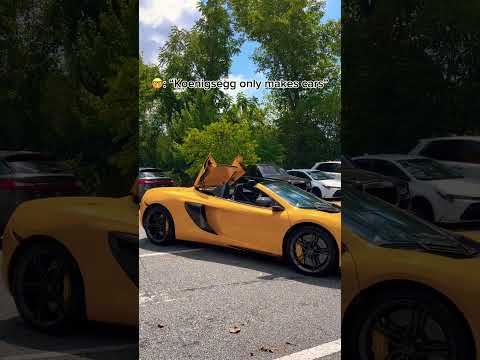 Koenigsegg only makes