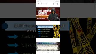 EVIDENCES AND TYPES OF EVIDENCES|FORENSIC SCIENCE| BSC FORENSIC SCIENCE| #forensiceducation 
