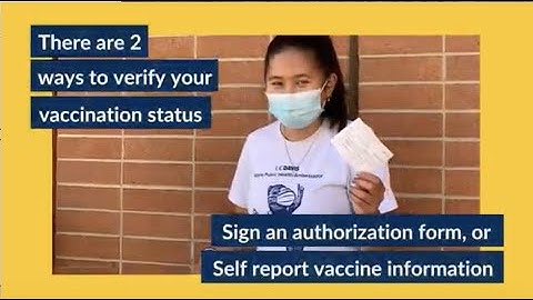 Campus Ready: How to Verify Your COVID-19 Vaccine Information with the UC Davis Campus