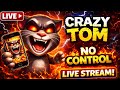 🔴 CRAZY TOM 😱 NO CONTROL 🔥 | TALKING TOM LIVE STREAM !