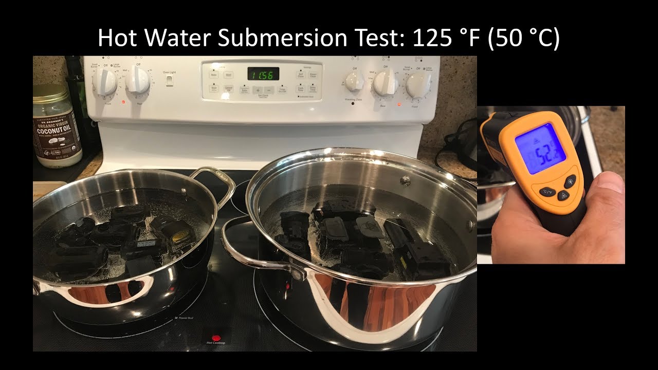 Endurance test hot water red dots YouTube