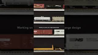 N scale working on scenery, #train #modeltrains