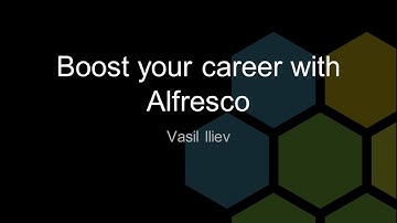 [BeeCon 2017] Lightning talks #4 - Vasil Iliev - Boost your career with Alfresco