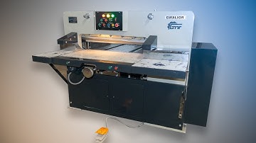 GMT - Hydraulic paper cutting machine | Notebook cutting machine | M - 9872100601